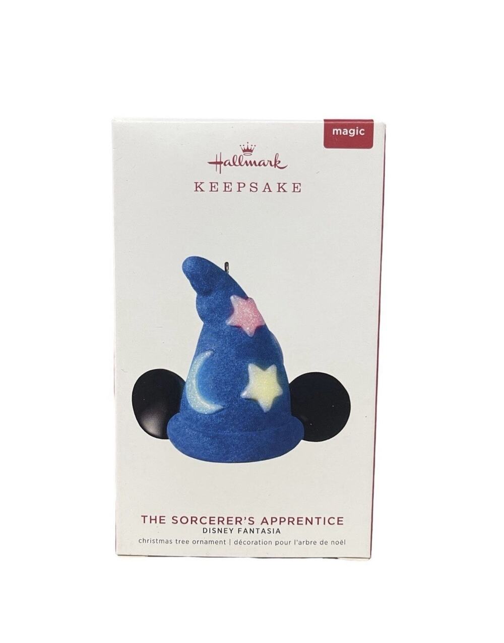 2019 Hallmark Disney Fantasia The Sorcerer's Apprentice Mickey Hat Ornament New